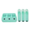3pcs Roll On Depilatory Wax Warmer Men Women Home Electric Hair Removal Wax Warmer with Base for Armpit Legs m 3