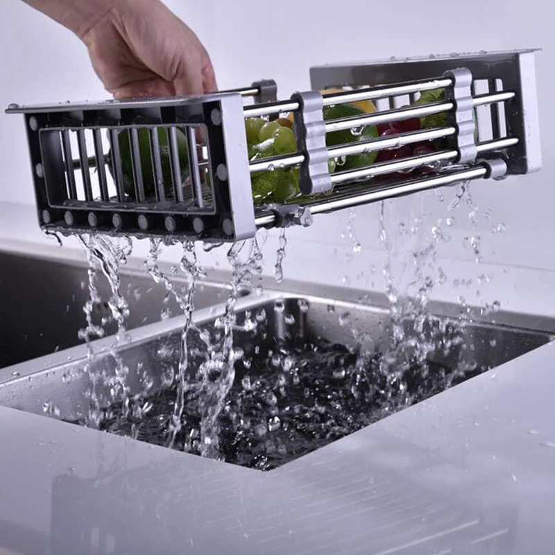 Adjustable Stainless Drain Basket 2
