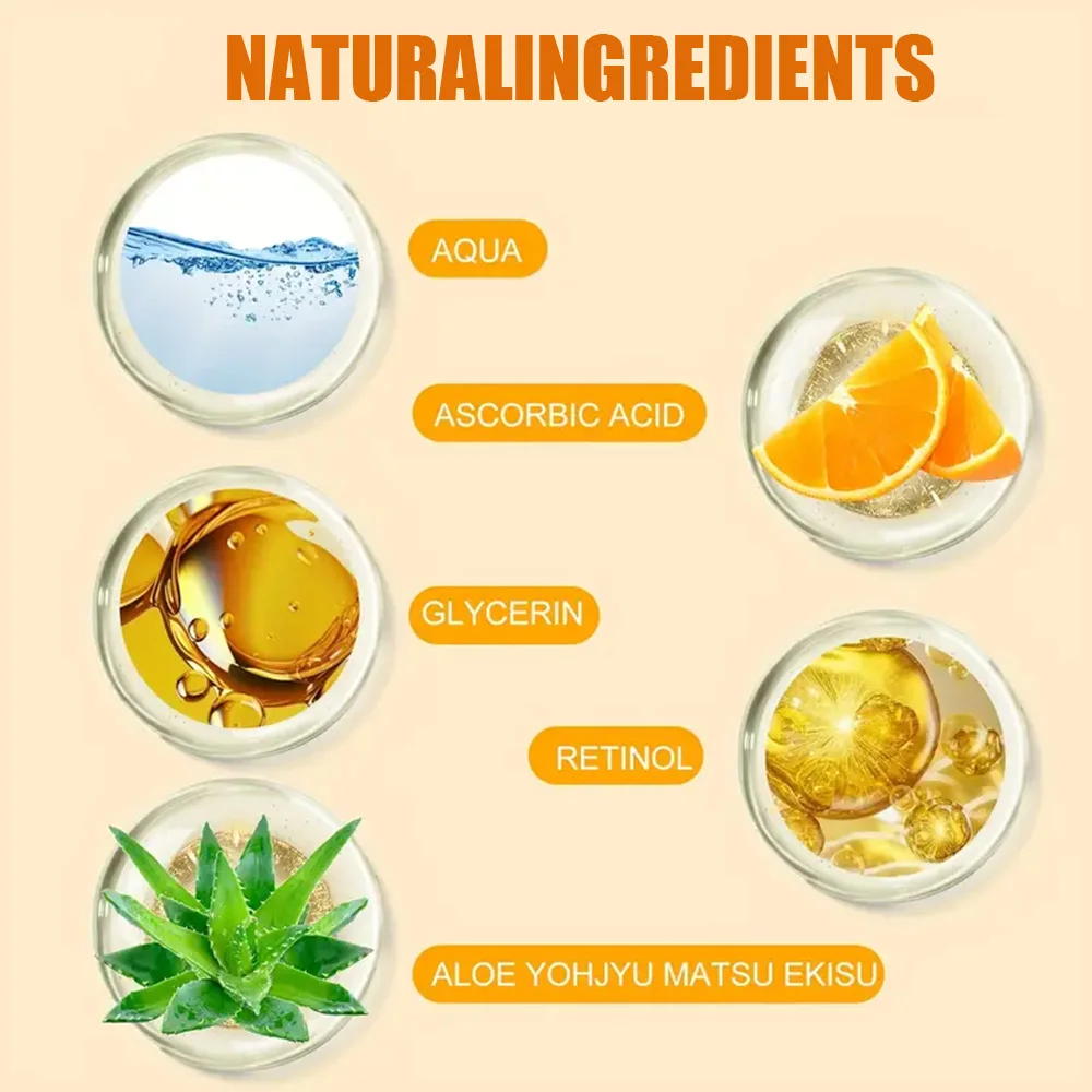 Applying serum to skin