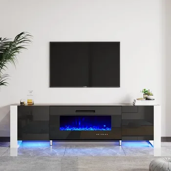 Fireplace TV Stand 80 2