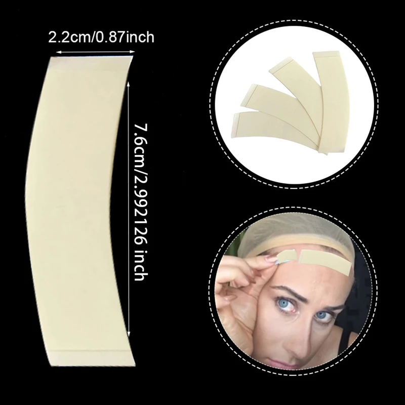 Double Sided Tape Ultra Hold Wig Double Sided Tape Strong Adhesive Hair System Extension Strips Waterproof For Toupees/Lace Wig