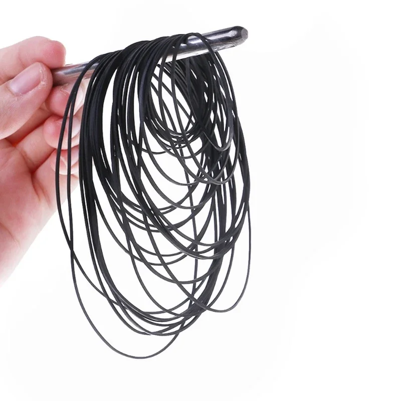 50 Pezzi/100 Pezzi Cinture Di Dimensioni Miste Per Lettori Di Cassette Lettori Di Dischi Dvd Cinture In Gomma Versatili E Di Lunga Durata Muslimah