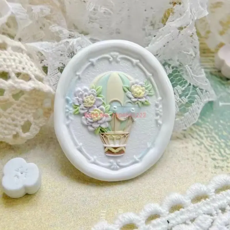 Diy Magic Series Creative Stamp Children'S Spring Series Bakery Special Relief Engraved Head Copper Head Envelope Seal Kid Gifts