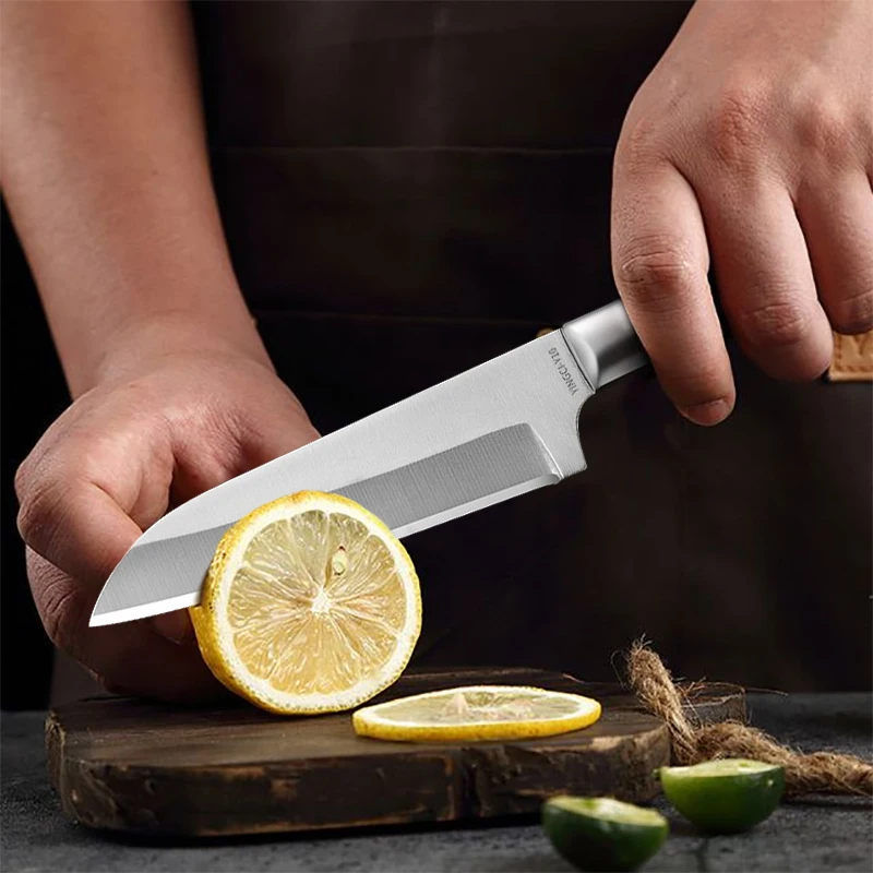 Mini Kitchen Meat Fruit Knife Stainless Steel Chef Cleaver Boning Knife Cutlery Set Butcher Steak with Cover