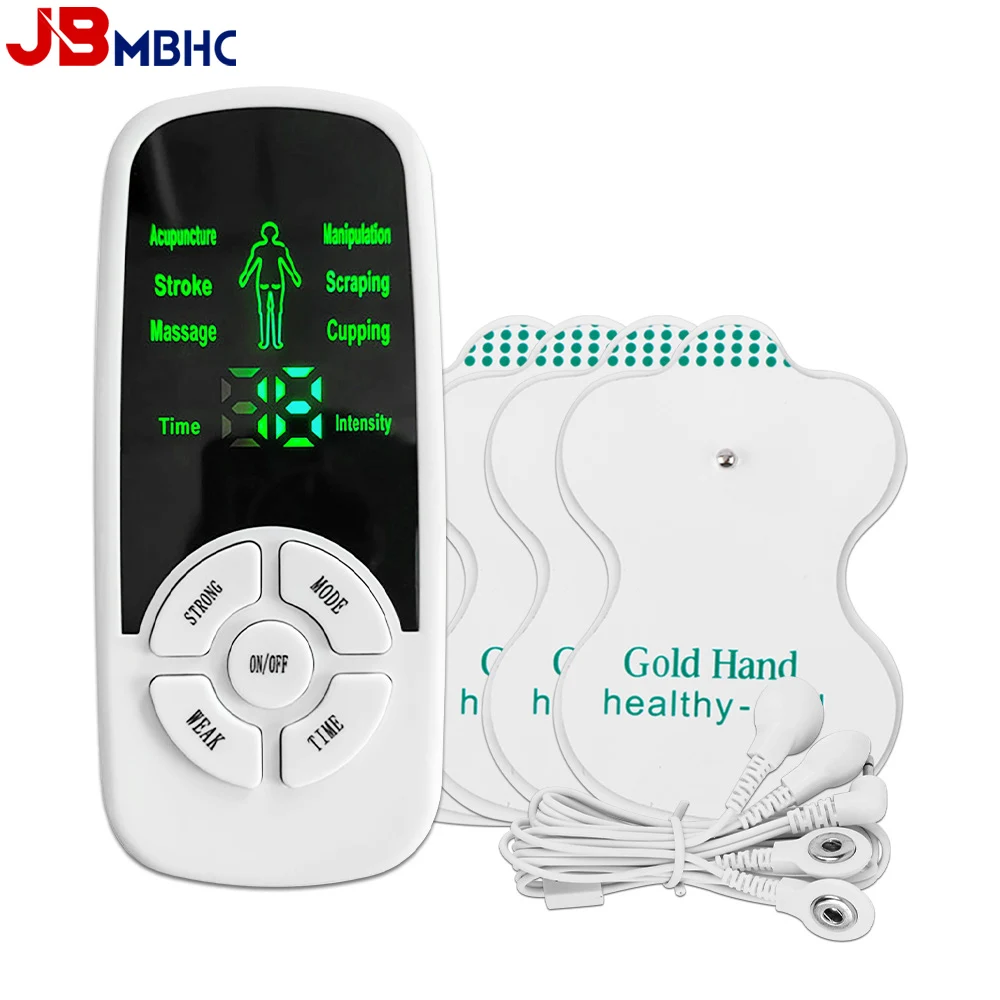 

EMS Electric Muscle Therapy Stimulator 6 Modes Tens Unit Machine Meridian Physiotherapy Pulse Abdominal Prostate Body Massager