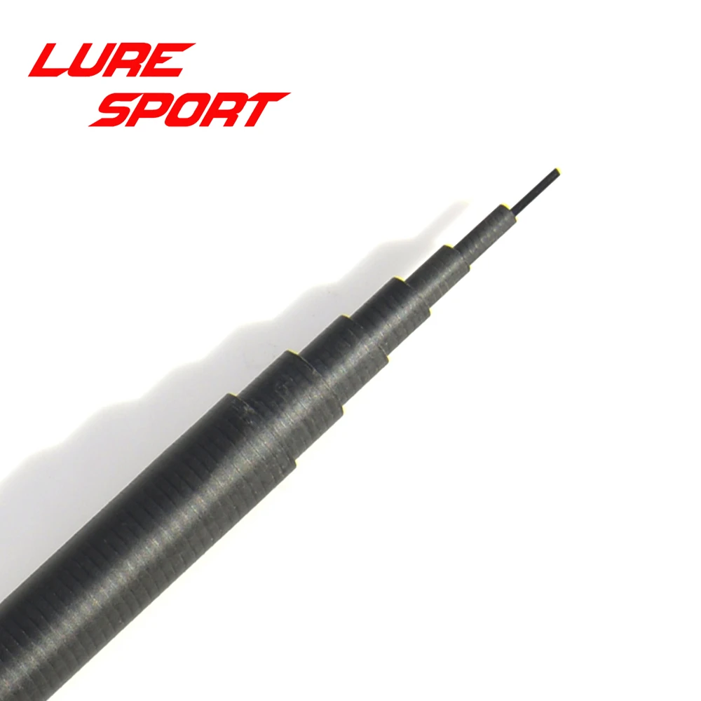 LureSport 2 Sets Matte 1.8m 6sections 2.1m 7sections 2.7m 8sections Carbon Solid Tip Travel Blank Rod Building Component_voghion.com
