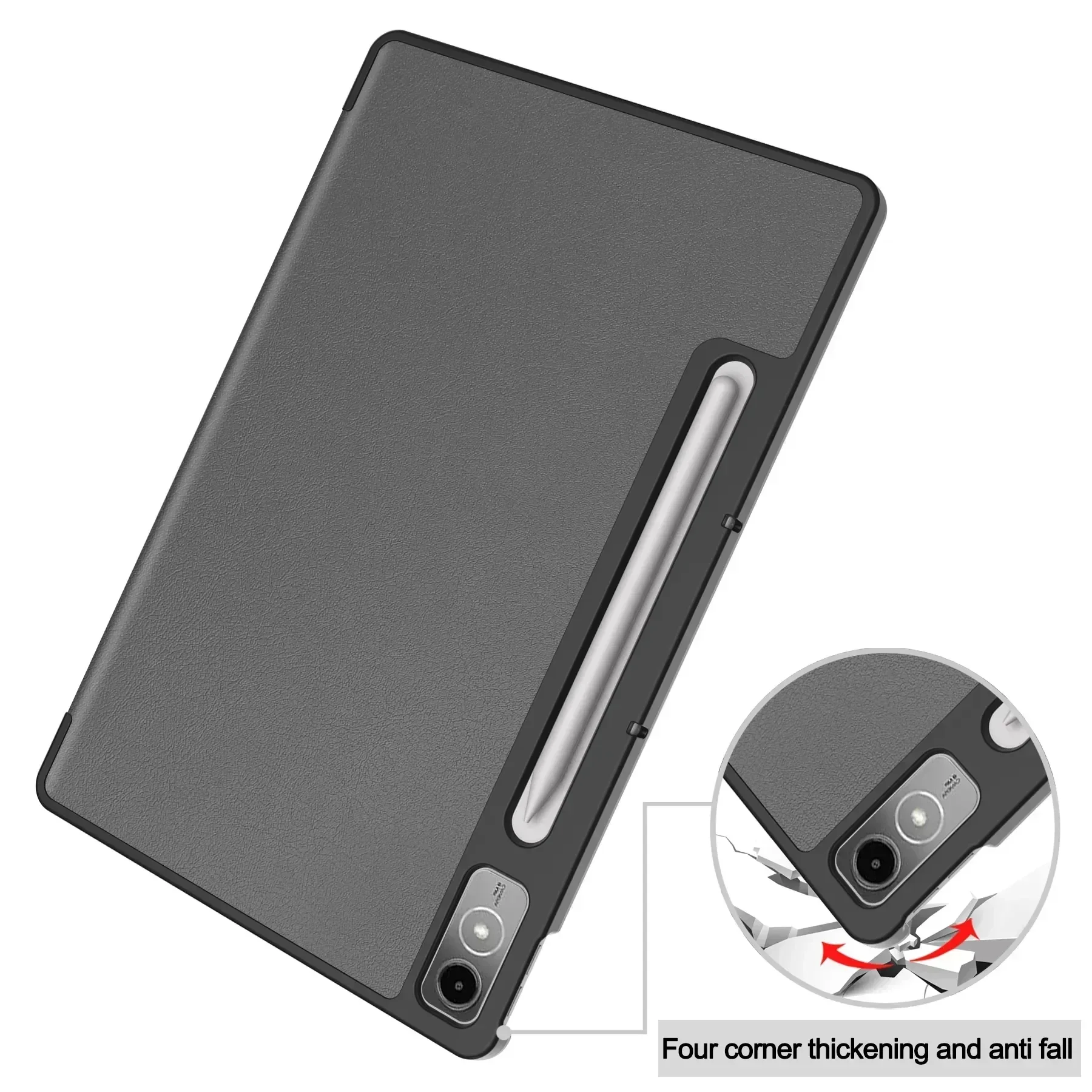 Tablet Case For Lenovo Tab P12 12.7 inch Tri-Folding Stand Magnetic Smart Cover for Lenovo Xiaoxin Pad Pro 12 7 12.7 Case tablet case