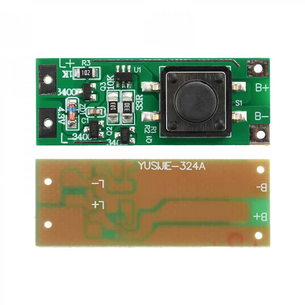 3-12V Blinking Module Driver Board On/Off Switch High Light/Bright/Blinking Car Light LED Lighting Control Board Driver