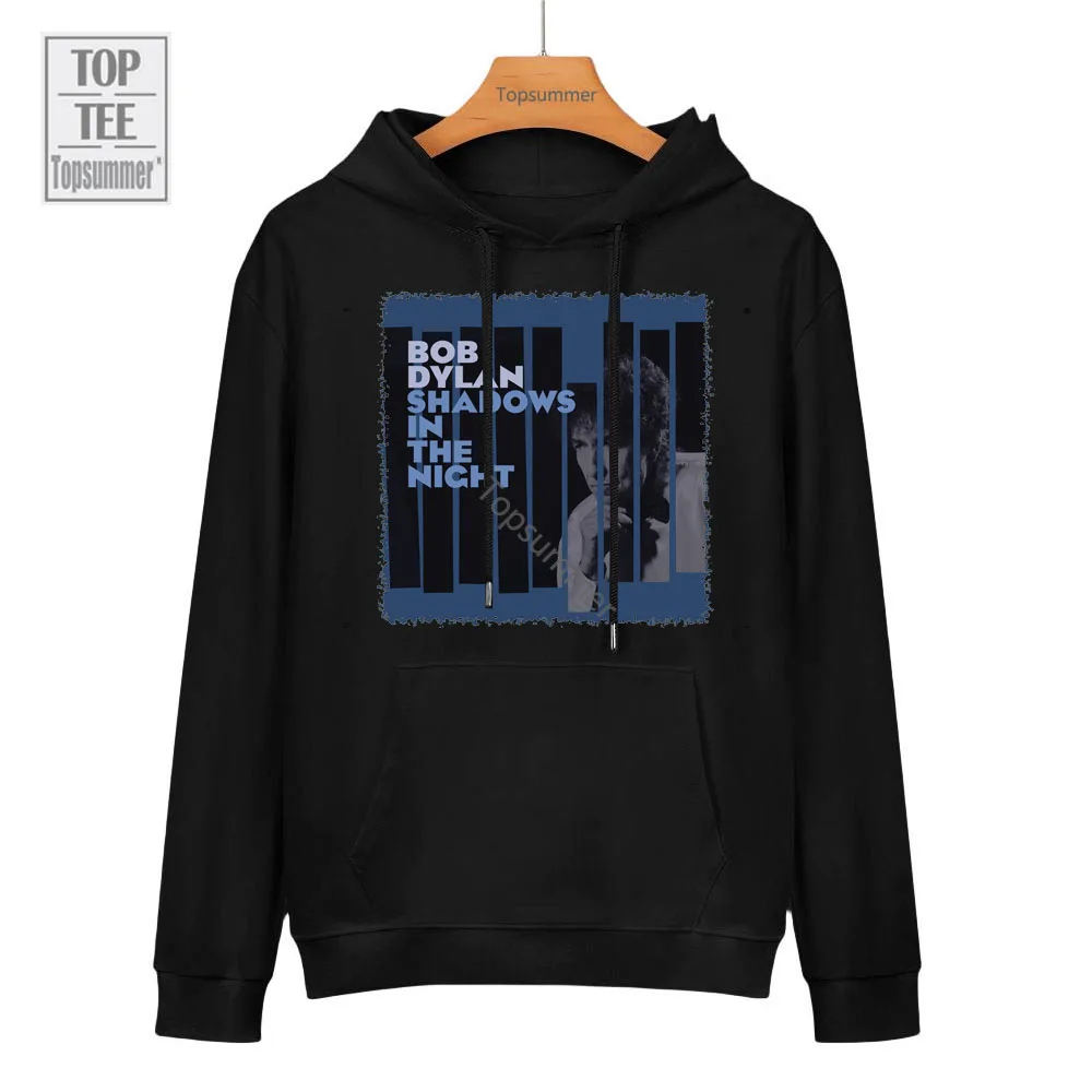 

Худи с надписью «тени в ночи», толстовка с изображением Боба Дилана, Мужская модная уличная одежда, свитшот, Одежда большого размера