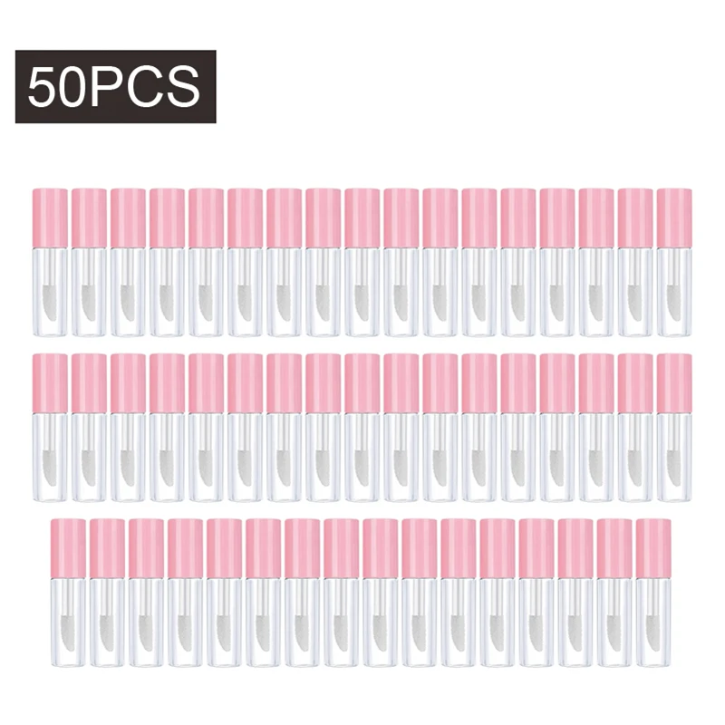 1.2ML Empty Lip Gloss Tube Plastic Refillable Bottles Liquid Lipstick Container lipgloss Sample Bottle 50/100/200pcs
