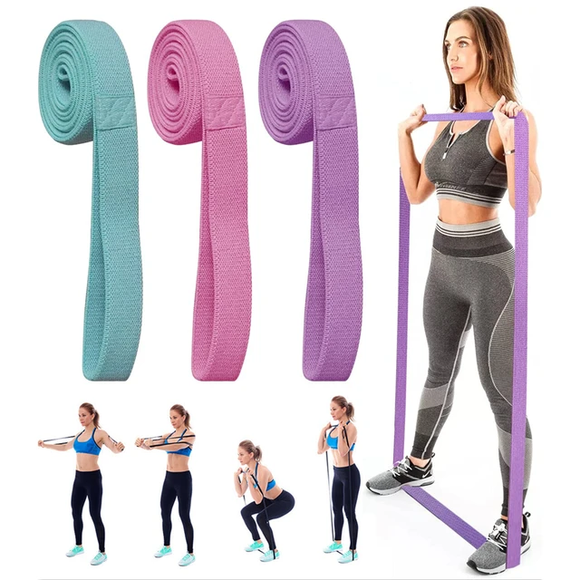 Long Resistance Bands Workout  Fitness Long Resistance Bands - 105lb  Resistance Loop - Aliexpress