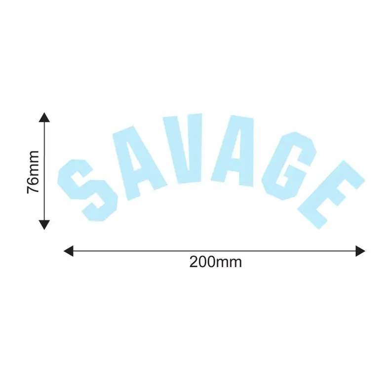 Savage Oil Slick Chrome Car Sticker - JDM JAP Tuner Drift Stance Tengoku Japanese DUB Euro De-Wiper Rear Window
