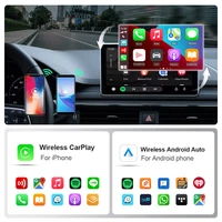 EKIY Wireless CarPlay Dongle Беспроводной Android Auto адаптер 2в1 Автомобильные интеллектуальные системы AI Smart Box для автомобиля с проводным CarPlay — изображение 4