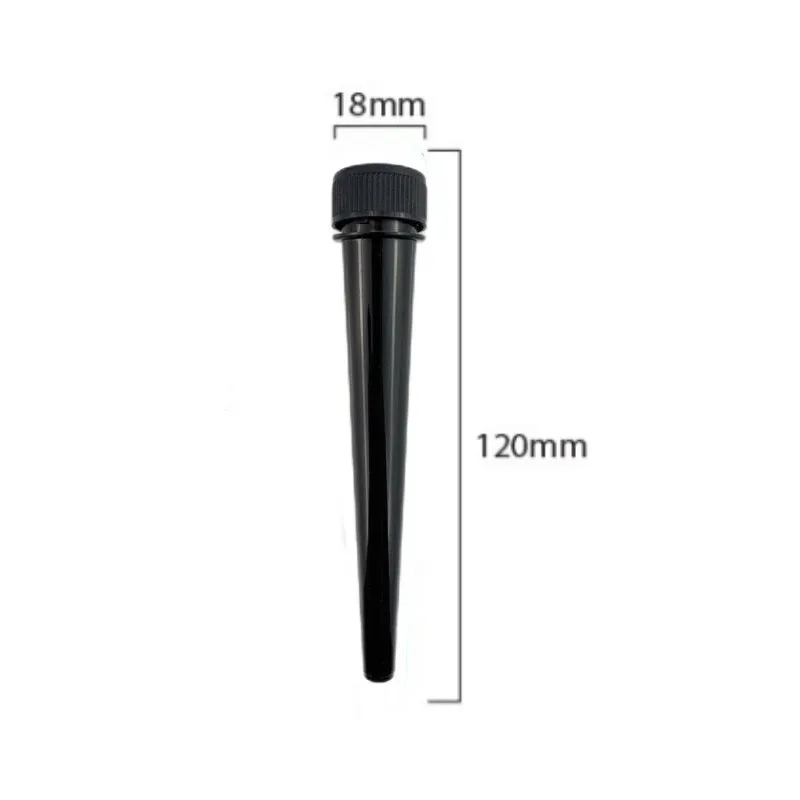 SMO 10pcs 120mm Tobacco Storage Tube with Pressure Spinning Tube Cover Waterproof Anti-odor Sealed Container Smoking Accessories 3