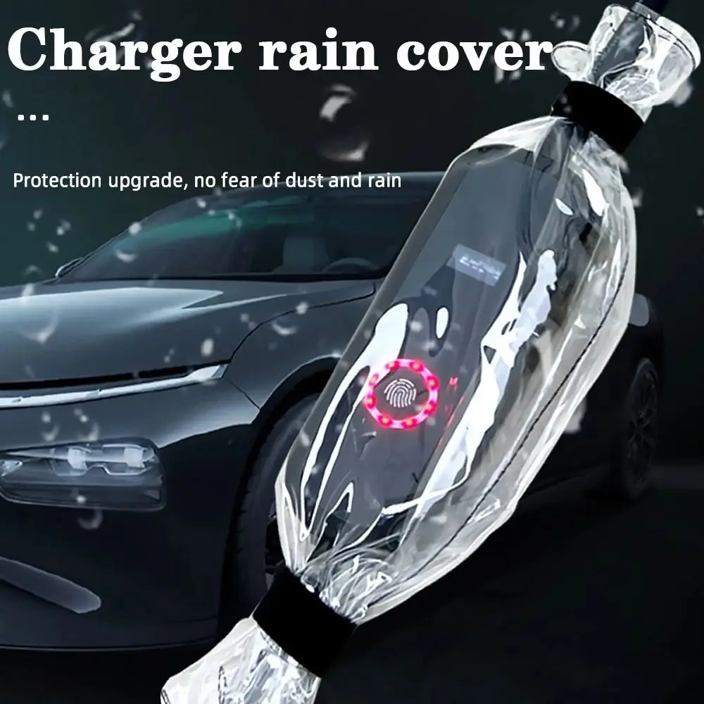 Ev Charger Control Box Cover Waterproof Charger Rain Cover Dustproof Electric Car Control Box Waterproof Bag Motor Vehicle Accessaries Plug Protector Outdoor