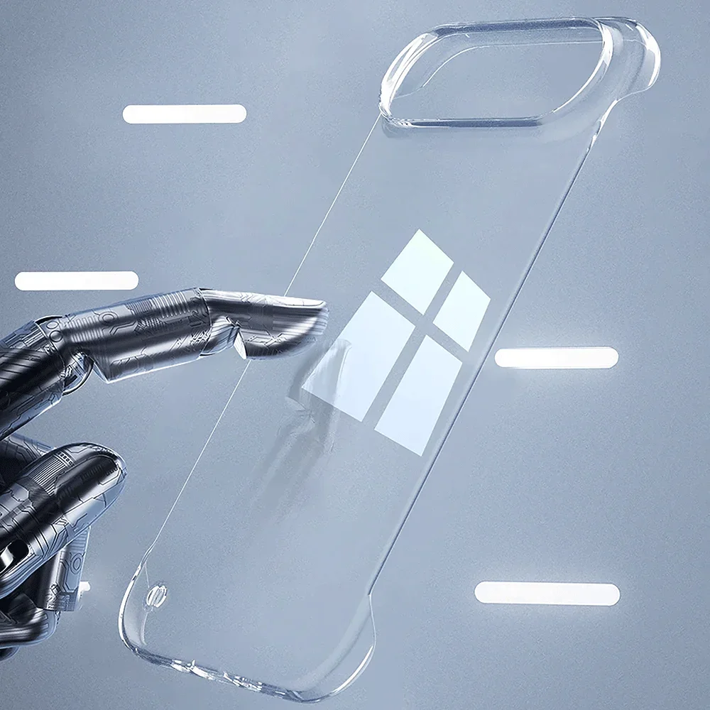 Ultra-Thin Frameless Clear Hard Case with Sleek Design