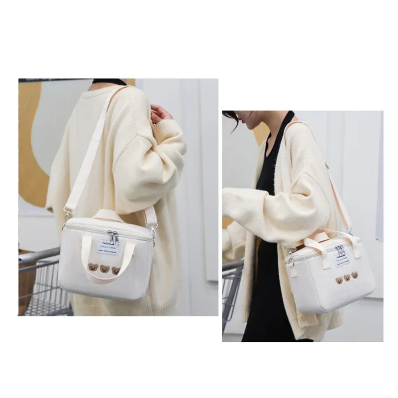 Newborn Baby Care Diaper Bag Mummy Shoulder Bag Embroidery Quilted Stroller Diaper Storage Organizer Large Handbags 4