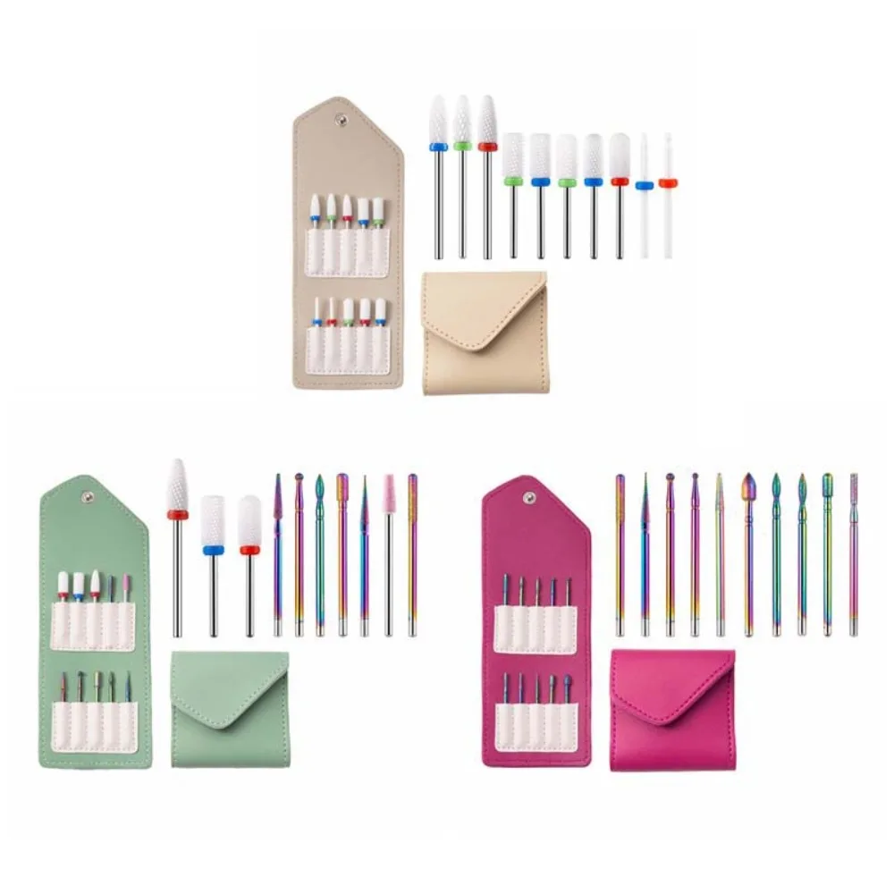 10Pcs/set Gel Removal Polishing Cuticle Nail Polishing Head Replacement Nail Drills Nail Polishing Gringing Heads