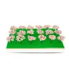 3pcs Miniature Iron Wire Trees Cherry Blossom Tree Diy Model Making Toys Architecture Building Materials for Diorama 3