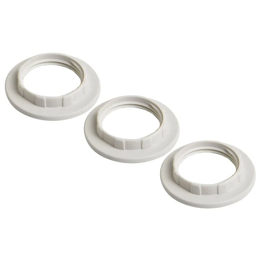 Lampen schirm Ring aufrüsten Sie Ihre Lampen mit langlebigen e14 Kunststoff Lampen schirm Kragen Ring Faden Lampe Licht Schatten halter 3er-Set – Detail 8