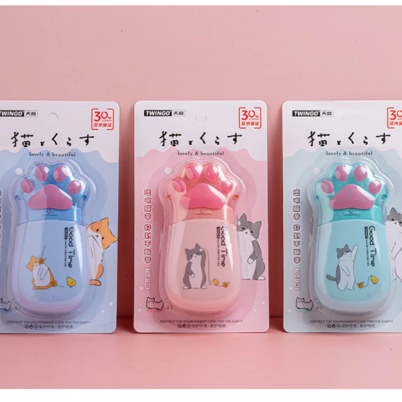 Correction tape 5mmx30m Kawaii Larre Cat Paw white out school office gift