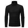 Spring Autumn Thin Men Pullovers Sweaters Turtleneck Knitted Sweater For Men Cotton Clothing Male Sweaters Full Black White Tops 3