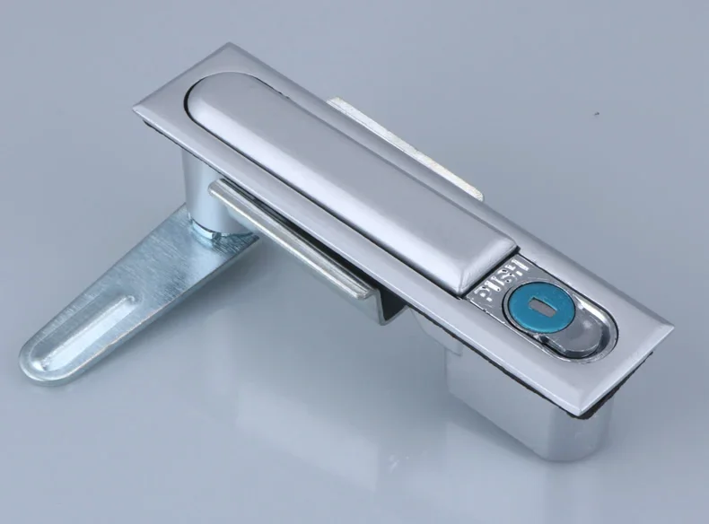 fechadura plana preta prateada ms 818 caixa 01