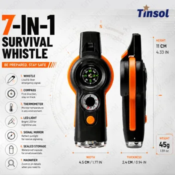 7-in-1 Survival Whistle 1