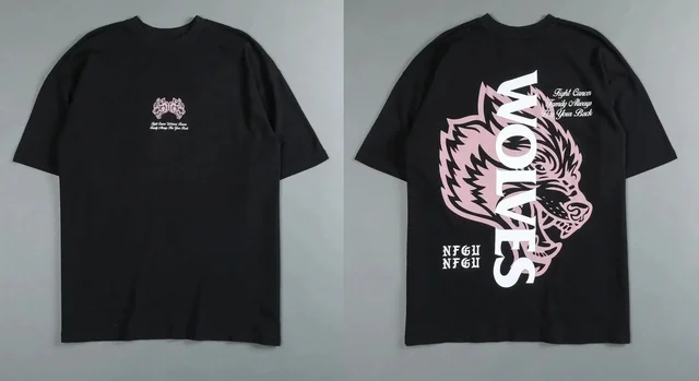 Darc Sport Wolves Gym T Shirts Oversized Workout Fitness Men Women Clothing Graphic DTG Print Darcs Fitness Casual Cotton Tops 3