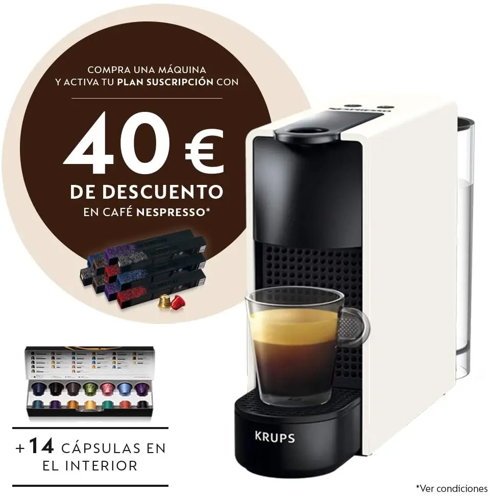 Krups Nespresso Essenza Mini XN1101 coffee maschine einzigen dosis kapseln  Weiß|Coffee Makers| - AliExpress