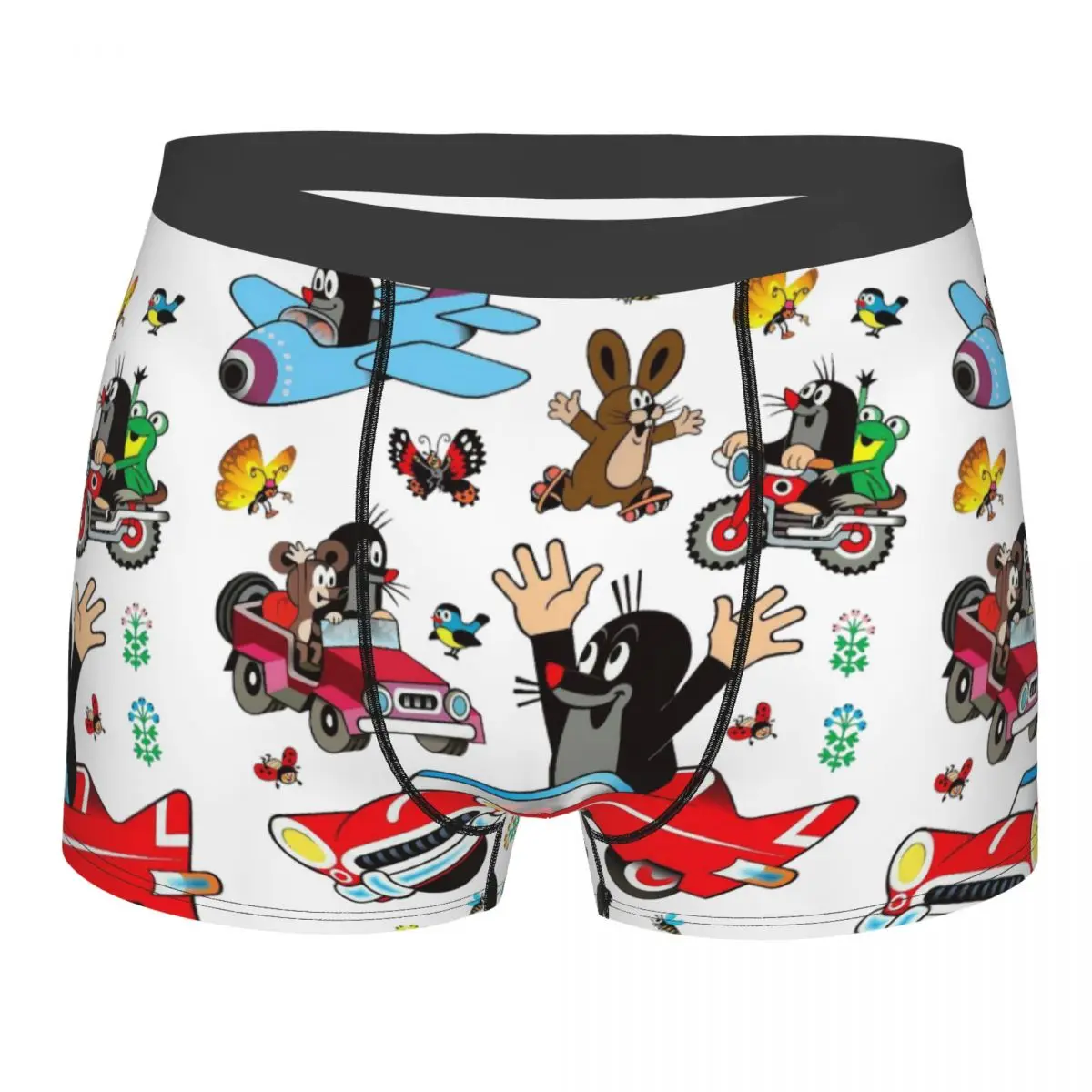 Krtek Little Maulwurf Mencosy Boxer Briefs,3D printing Underwear, Highly Breathable Top Quality Gift Idea cool animals lions tigers mencosy boxer briefs 3d printing underwear highly breathable top quality gift idea