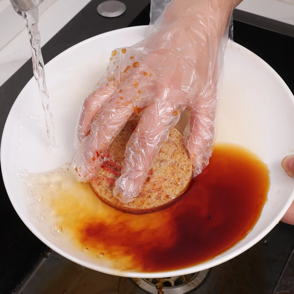 Disposable Gloves 200-100Pcs Transparent Cooking Cleaning Clear Home Kitchen Dishwashing Gloves Waterproof Restaurant Supplies vinyl disposable gloves disposable nitrile gloves disposable plastic gloves disposable gloves
