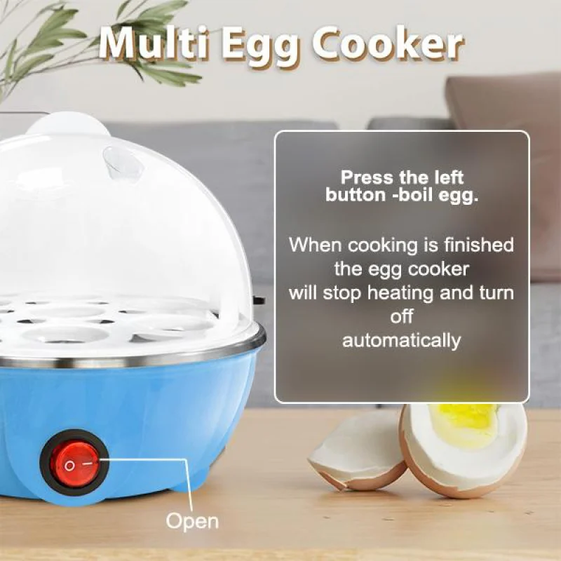 Fast Egg Cooker, Nutritious Eggs Healthy ModelSafe Capacity Electric Poached Eggs With Timer Off Function 2
