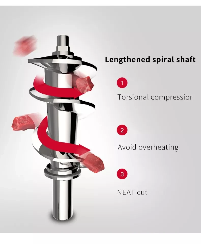 Description Picture 3 of itemMeat Grinder Kitchen Heavy Duty Stainless Steel Electric Professional/Chicken Slicer High Efficiency Home Kitchen