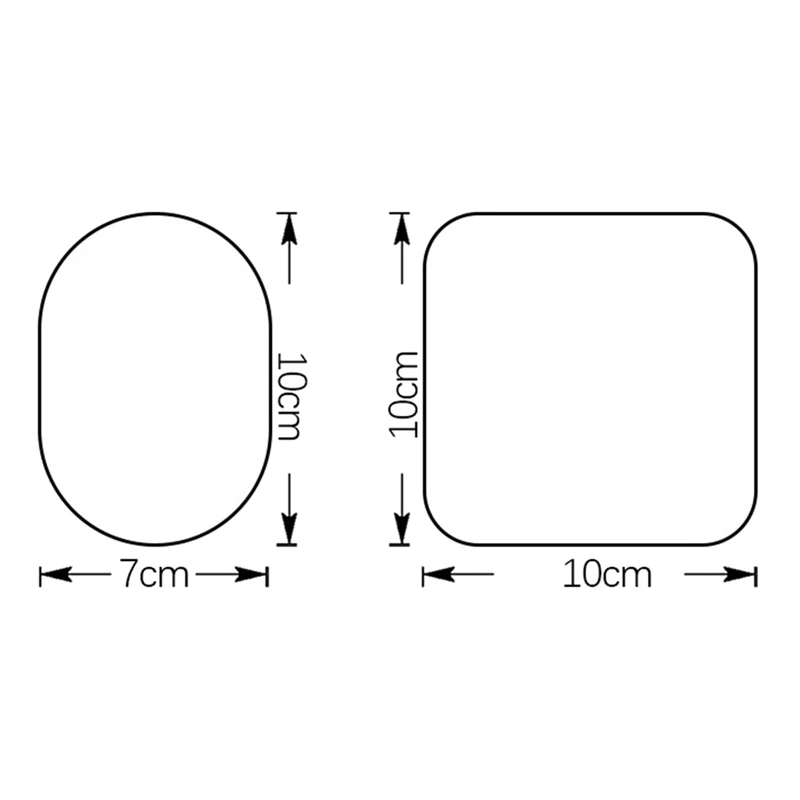 6 Pair EMS Eletric Muscle ABS Trainer Abdominal Toner Replacement Gel Sheet Pads Belt Patch For Fitness Abdominal Belts