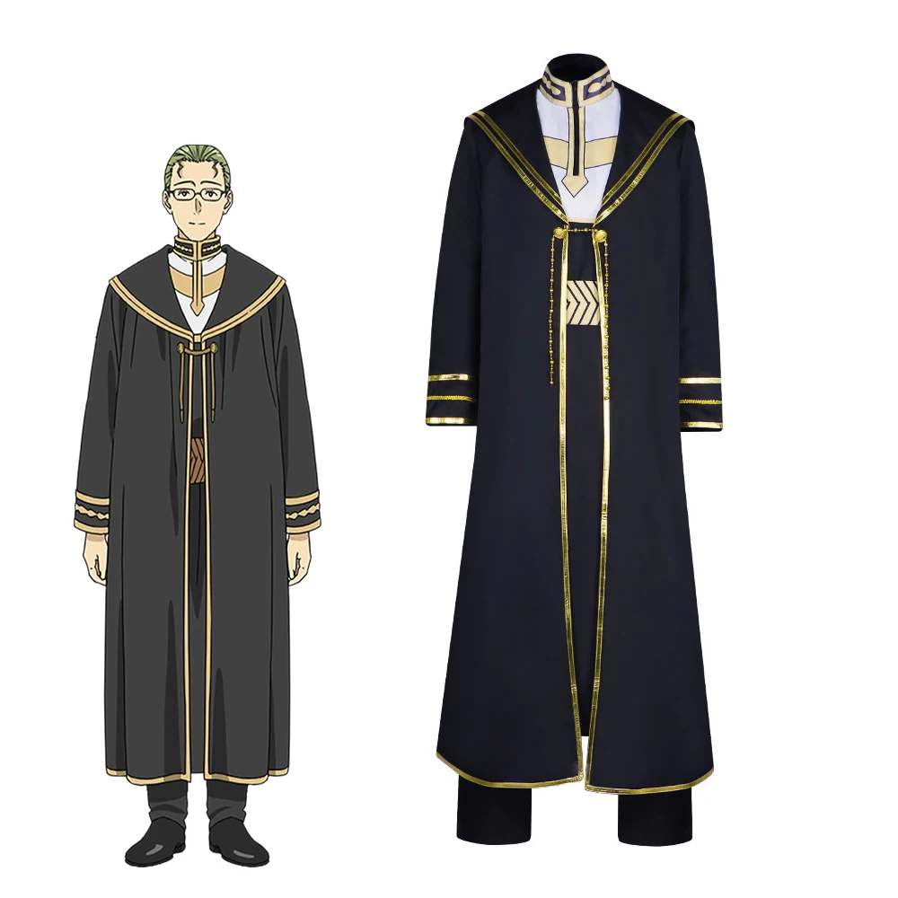 

Heiter Cosplay Anime Sousou No Frieren Costume Adult Men Long Trench Uniform Suit Halloween Carnival Stage Performance Outfits