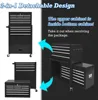 13 Drawers Tool Chest with Wheels,Large Capacity Tool Storage Cabinet with Removable Top Toolbox, Locking Mechanical Tool Cart 6