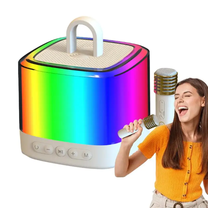 

Караоке-машина для детей, Беспроводная колонка для караоке, портативные перезаряжаемые уличные аксессуары для караоке с длительным сроком службы батареи и