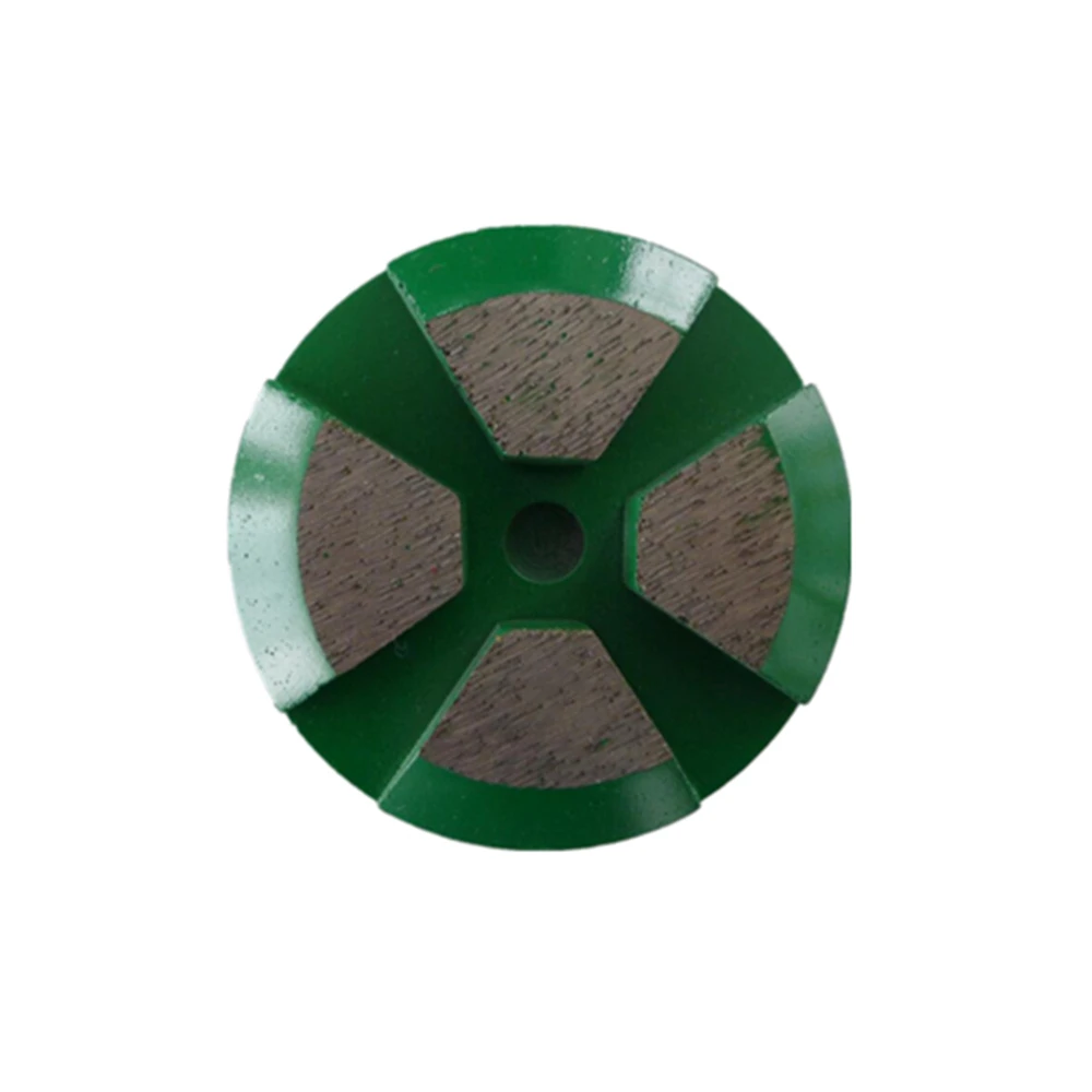 

Get Smooth Polished Floors Two Pins Quick Lock Concrete Floor Grinding Pads Diamond Disc with Four Segments for Rough 9PCS