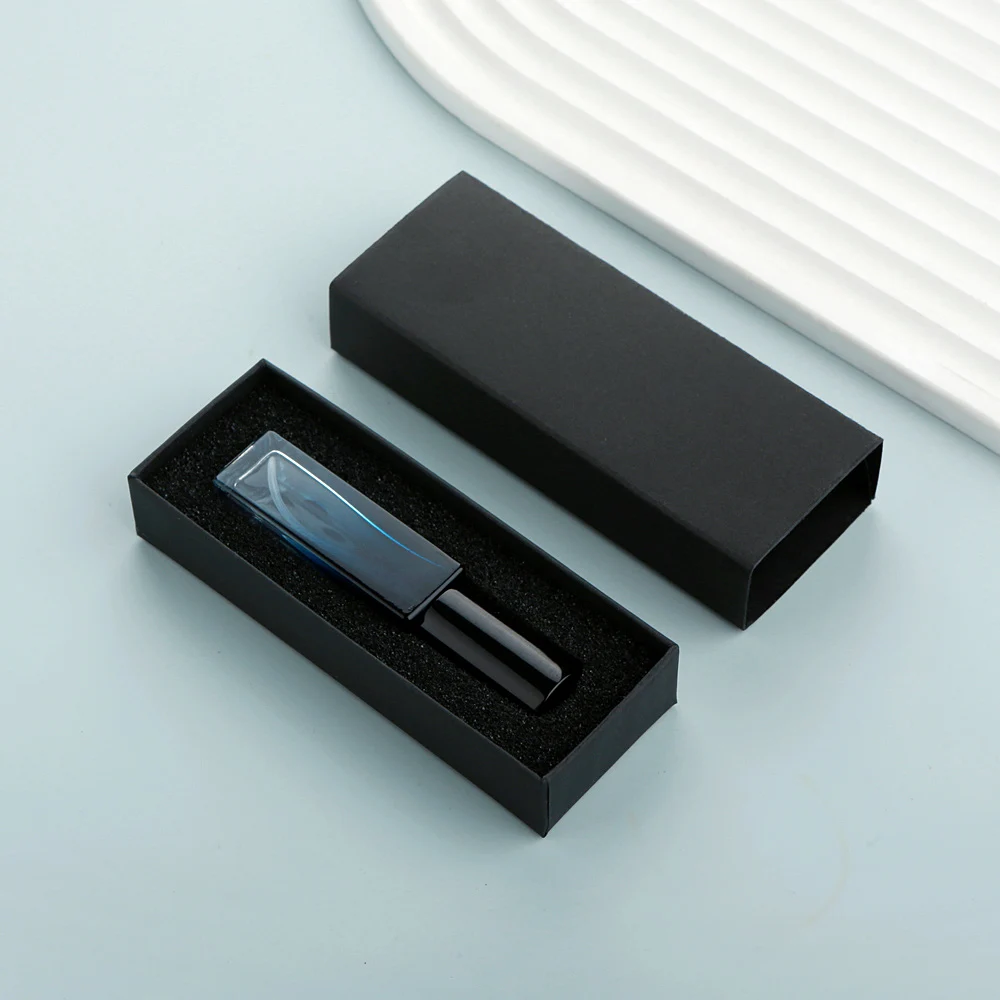 10PCS 10ml Blue Gradient Square Glass Spray Bottles with Box, Refillable Mini Atomizer ... - SKU GSB01155 - UGI Packaging