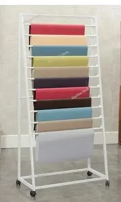 Brand new ribbon storage rack flower wrapping paper  florist material  fabric display 2