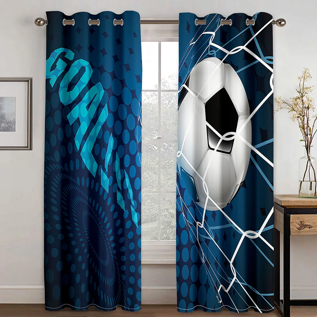Curtains Curtain Football Fabric Curtains Football Custom Curtains