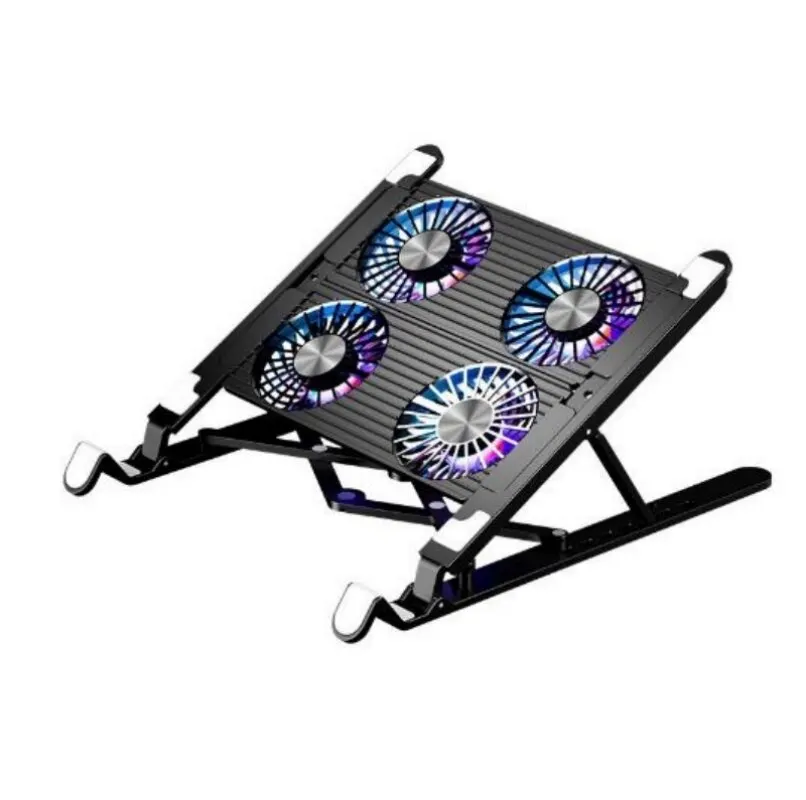 Laptop Cooling Pad Laptop Stand ICE COOREL Splicing Stable Foldable Notebook Riser Portable Tablet Stand 7 Gears Adjustable