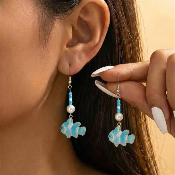 Cuffie In Ear Orecchini A Cerchio In Argento 925 Con 3 Fiori Di Plumeria E CZ Rosa – Stile Hawaiano Orecchini Ragazza