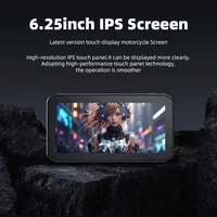 EKIY 6.25" Wireless CarPlay Moto Android Auto Portable Digital Motorcycle Dashboard GPS Navigation Display Screen TPMS Monitor - Image 3