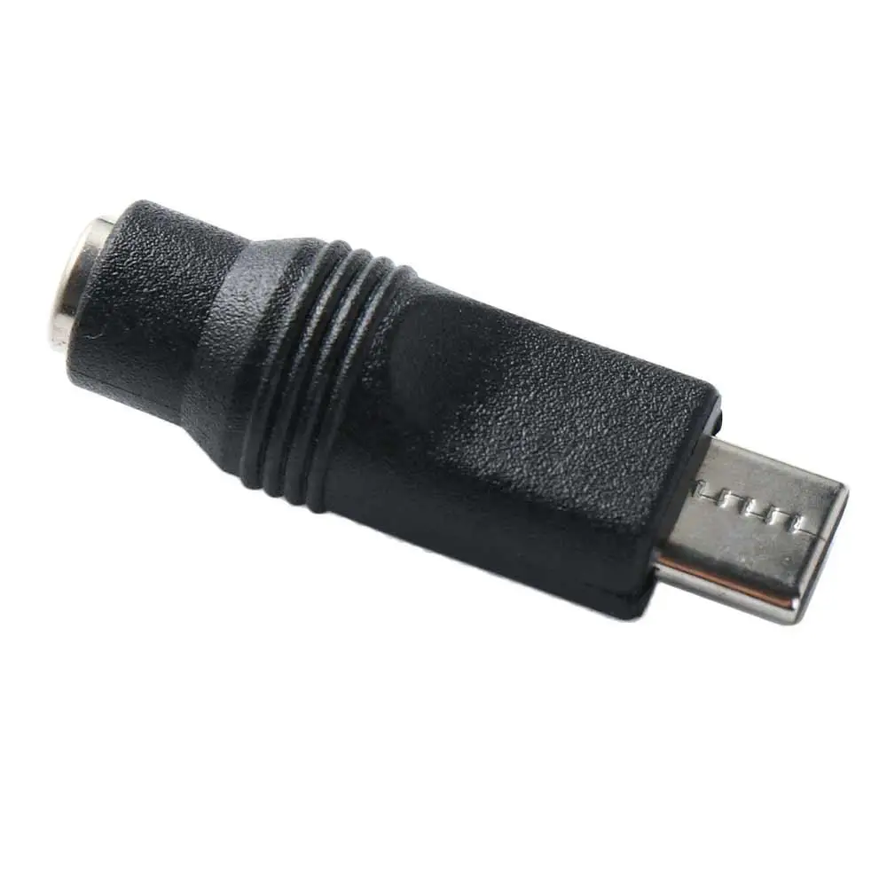 Plug Adapter 1PC DC Power Adapter Converter 5.5x2.1mm Female Jack to USB Type C Male Connector