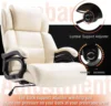 400lbs Office Chair AdjustableLumbarSupport HeavyDutyMetalBaseQuietRubberWheelsHighBack Large ExecutiveComputerDesk Swivel Chair 5