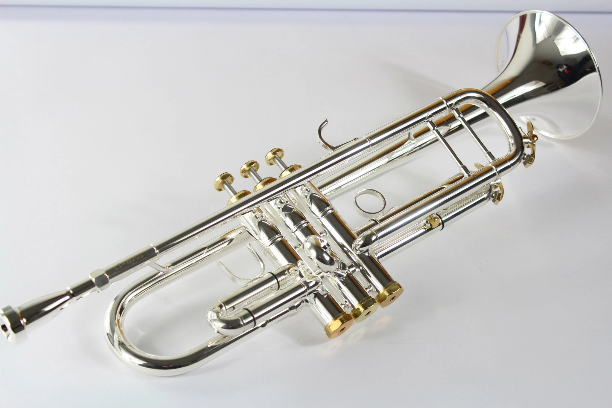 Trompeta stradivari, instrumento de LT197GS, Bb, m&uacute;sica profesional, chapado en oro, nuevo