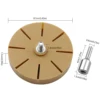 3.5Inch Decal Eraser Wheel Pneumatic Car Sticker Film Glue Remover Pin Stripe Removal Tool Car Adhesive Graphics Cleaning Tools 6
