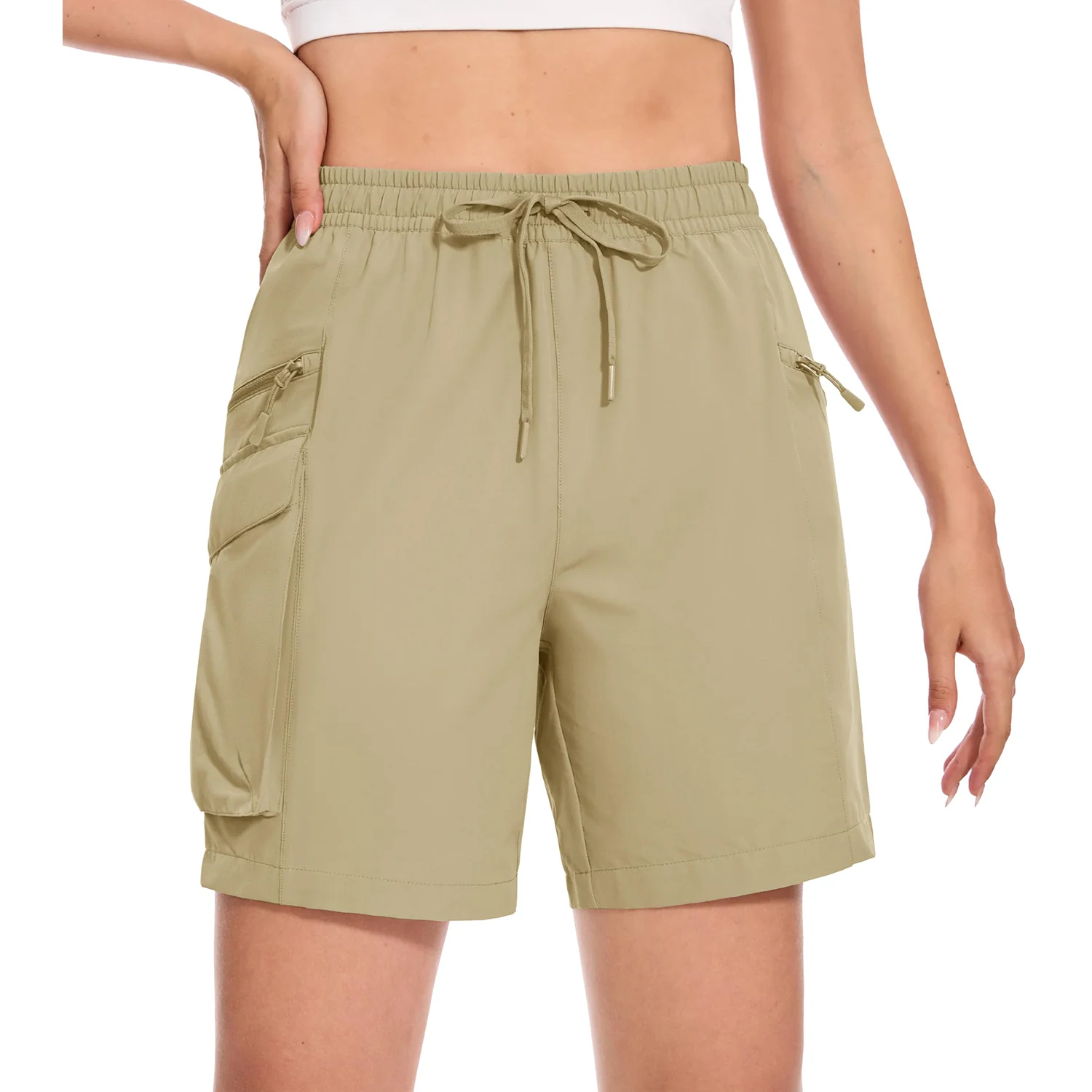 Pantalones Cortos De Senderismo De Golf Para Mujer